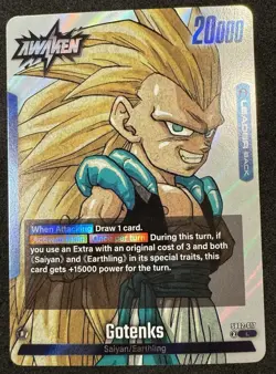 Dragon Ball Fusion World Manga SB02 Leader Complete 5 Card English Foil NM - Image 5