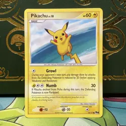 Pokemon Pikachu TCG Pop Series 9 Card 15/17 2009 NM / M - Image 1