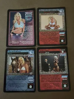 Torrie Wilson 4 Starter Cards - WWF/WWE Raw Deal CCG - Image 1