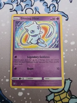 Pokemon Shining Mew Shining Legends 40/73 Shiny Holo Rare Card - Image 1