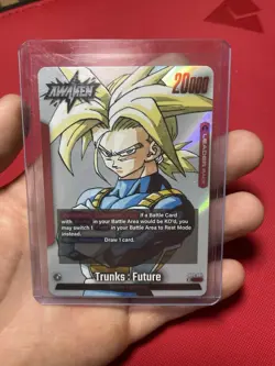 Bandai Dragon Ball Super Card Game Trunks: Future Awaken Leader SD02-001 Foil - Image 1