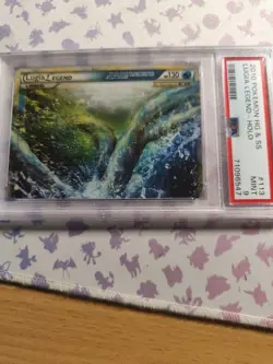 2010 POKEMON HEARTGOLD & SOULSILVER #113 LUGIA LEGEND-HOLO PSA 9 MINT Rara - Image 2