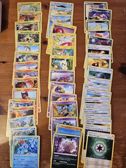 Shining Legends 47 Card Bundle No Duplicates non holo cards joblot - Image 1