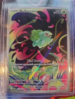 Bulbasaur 133/132 Full Art NM/M Mega Evolution Pokemon Card - Image 1