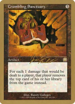 Crumbling Sanctuary (Jon Finkel - 2000) World Championship PLD CARD ABUGames - Image 1