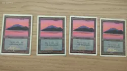 MTG 4 Unlimited Islands (V.3) signed by Mark Poole - lp - Image 1