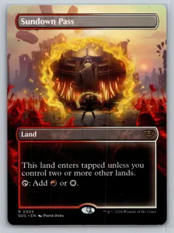 Sundown Pass (Borderless) Secrets of Strixhaven Regular - Image 1