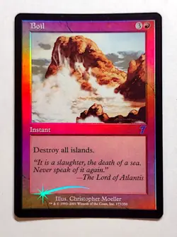 Boil *FOIL* - MtG 7th Edition [7ED] - Near Mint NM - Image 1