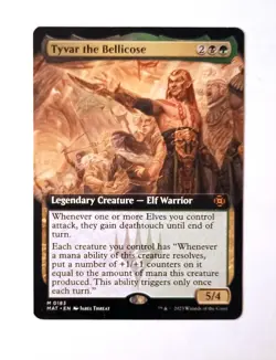 Tyvar the Bellicose *EXTENDED ART* - MtG [MAT] - Near Mint NM - Image 1