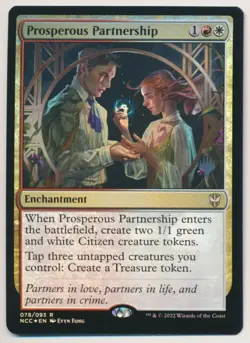 PROSPEROUS PARTNERSHIP MTG Streets of New Capenna Commander FOIL PROMO - Image 1
