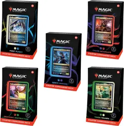 Magic: The Gathering Starter Commander Deck Bundle – Includes all 5 Decks - Image 1