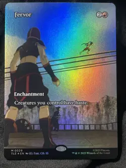 Fervor (Borderless) Avatar: The Last Airbender: Eternal-Legal Foil MTG - Image 1