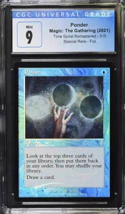 MTG - Ponder - Time Spiral Remastered Foil - 315 - Image 1