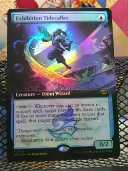 Exhibition Tidecaller - Extended Art - Foil - Secrets of Strixhaven - NM - 316 - Image 1