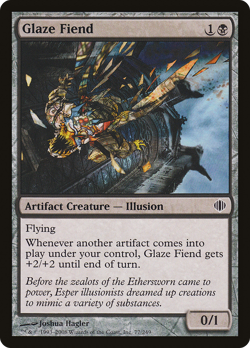 Glaze Fiend #77 (Foil) (MP) Shards of Alara ALA Magic MTG - Image 1