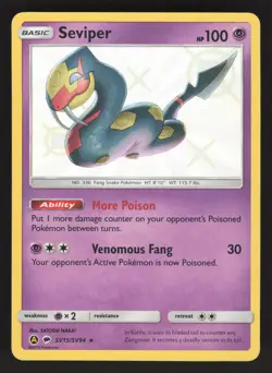 Seviper SV15/SV94 Pokemon TCG Hidden Fates: Shiny Vault NM - Image 1