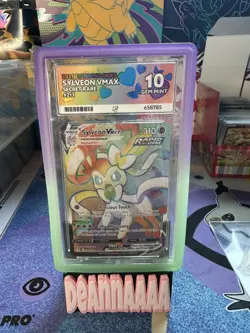 Pokemon TCG - Sylveon VMAX 211/203 - Evolving Skies - Graded - ACE 10 with guard - Image 1