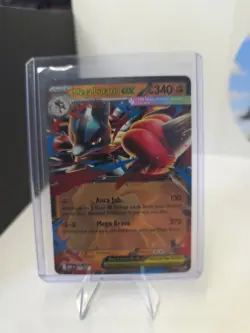 Pokemon Mega Evolutions- Mega Lucario Ex #12- Black Star Promo - Image 1