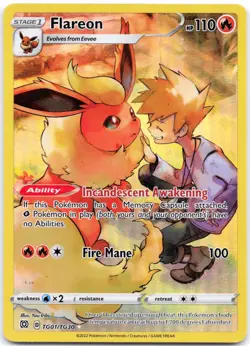 Flareon TG01/TG30 Holo Brilliant Stars Trainer Gallery - Image 1