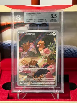 2025 Pokemon Mega Evolution Spearow Illustration Rare BGS 8.5 - Image 1
