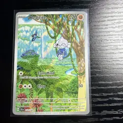 Pokemon Meditite 153/142 Stellar Crown Scarlet & Violet Illustration Rare - Image 1