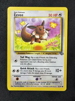 Eevee 11 Black Star & Eevee - Pokemon 99/00 Jungle & Promo *NM/M & PACK FRESH* - Image 5