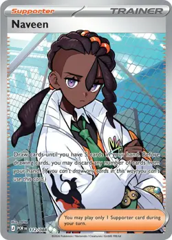 1x Naveen - 112/088 - Ultra Rare NM-Mint Pokemon ME03 - Perfect Order - Image 1
