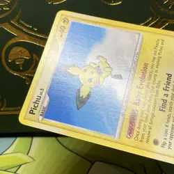 Pokemon Pichu POP Series 9 Rare Basic Regular 11/17 40 HP English 2009 NM - Image 4
