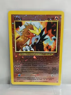 Pokemon Entei 34 Reverse Holo Rare Black Star Promo - Image 2