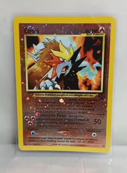 Pokemon Entei 34 Reverse Holo Rare Black Star Promo - Image 4