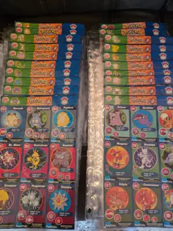 POKEMON Trivia 1999 Burger King Master Trainer Collector Set COMPLETE UNCUT 1-20 - Image 1