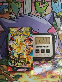 🎊HEAVY! 22.83g 🌟🌟🌟Pokemon TCG Ascended Heroes🌟🌟Booster Pack (SEALED)🍀 - Image 1