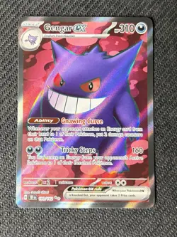 Pokemon Gengar EX Temporal Forces Ultra Rare 193/162 Scarlet & Violet - Image 2