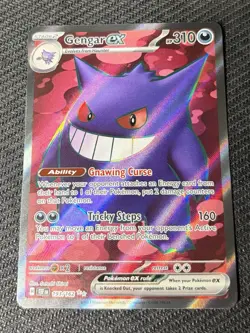 Pokemon Gengar EX Temporal Forces Ultra Rare 193/162 Scarlet & Violet - Image 4
