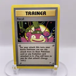 Recall 116/132 Gym Heroes NM Uncommon WOTC Pokemon TCG Vintage Single - Image 1
