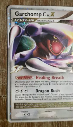 Pokemon Garchomp C Lv. X DP46 Diamond and Pearl Promo Holo 2009 - Image 4