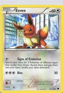 Pokemon - Eevee 90/116 Plasma Freeze LP - Image 1