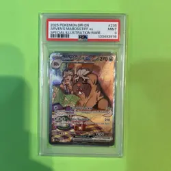 2025 Pokemon Destin Rivals Arven’s Mabosstiff 235 Special Illustration Rare - Image 1