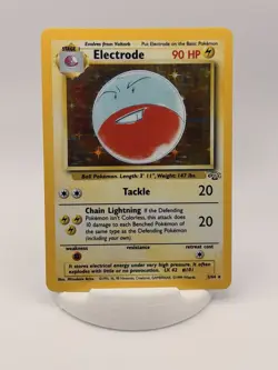 Pokemon TCG Electrode Jungle 2/64 Holo Unlimited Holo Rare - Image 1