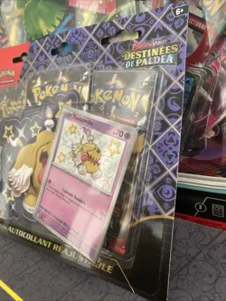 Tripack Pokemon - Ev4.5 Toutombe Destinees de Paldea Triples Illustrations FR - - Image 2