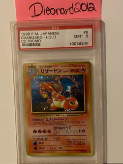 1999 POKEMON JAPANESE CD PROMO #6 CHARIZARD-HOLO PSA 9 (Note Description Please) - Image 1