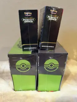 Pokemon TCG Perfect Order LOT Pokemon Center ETB ETB 2 Booster Bundles NEW - Image 2