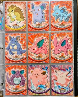 1999 Topps Pokemon Series 1 Blue Logo: Set of Pokemon #1-76 Non Holo - NM - Image 4
