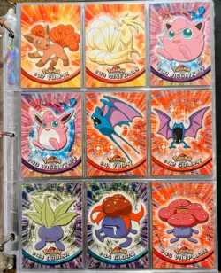 1999 Topps Pokemon Series 1 Blue Logo: Set of Pokemon #1-76 Non Holo - NM - Image 5