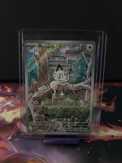 Pokemon TCG Phantasmal Flames Meowth - Image 1