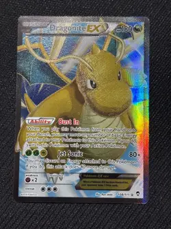 Pokemon TCG - Dragonite EX - 108/111 - Full Art - Furious Fists - Image 1