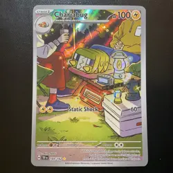 Charjabug - 169/162 Illustration Rare Holo NM Pokemon SV05: Temporal Forces - Image 1