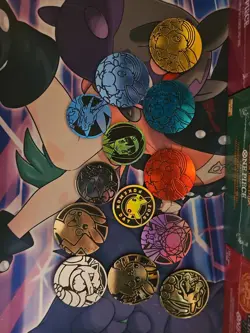 Pokemon Coin Lot Of 13 Plus 1 Double - Image 1