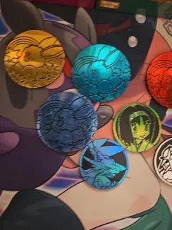Pokemon Coin Lot Of 13 Plus 1 Double - Image 2