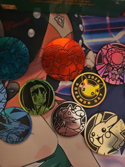 Pokemon Coin Lot Of 13 Plus 1 Double - Image 3